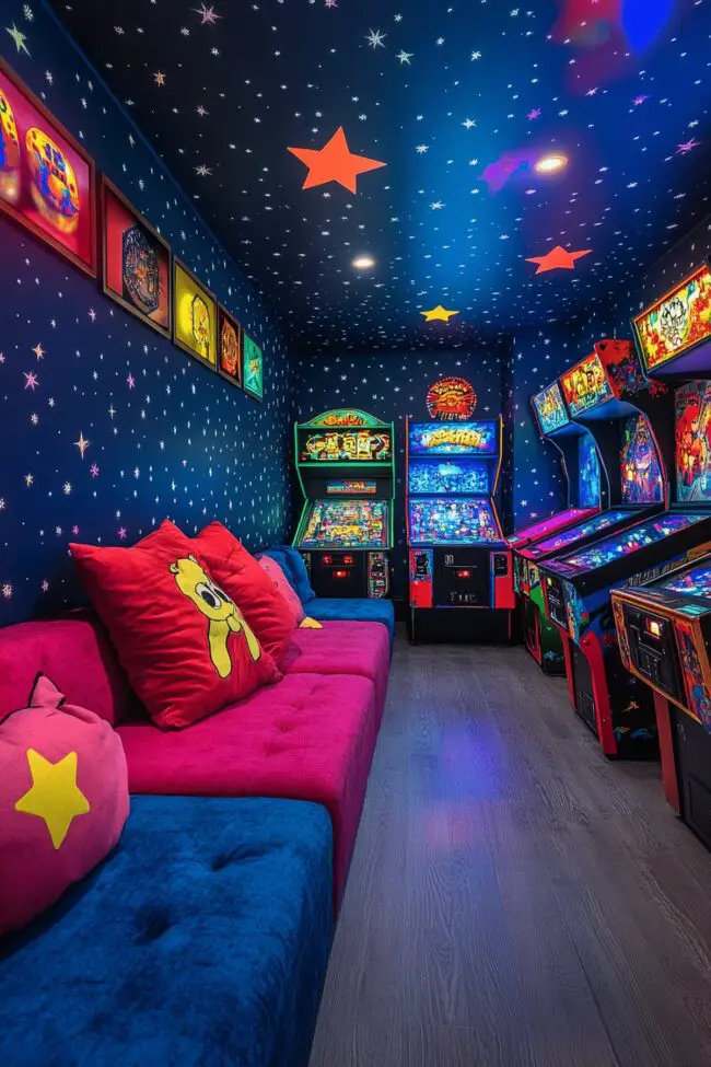 Gamer’s Dream Arcade Lounge