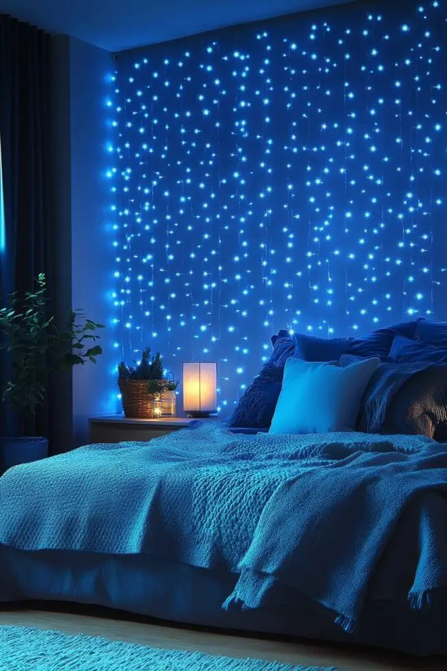 Serene Blue Light Oasis