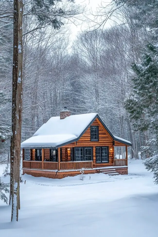 Cozy Insulated Cabin for Winter Comfort