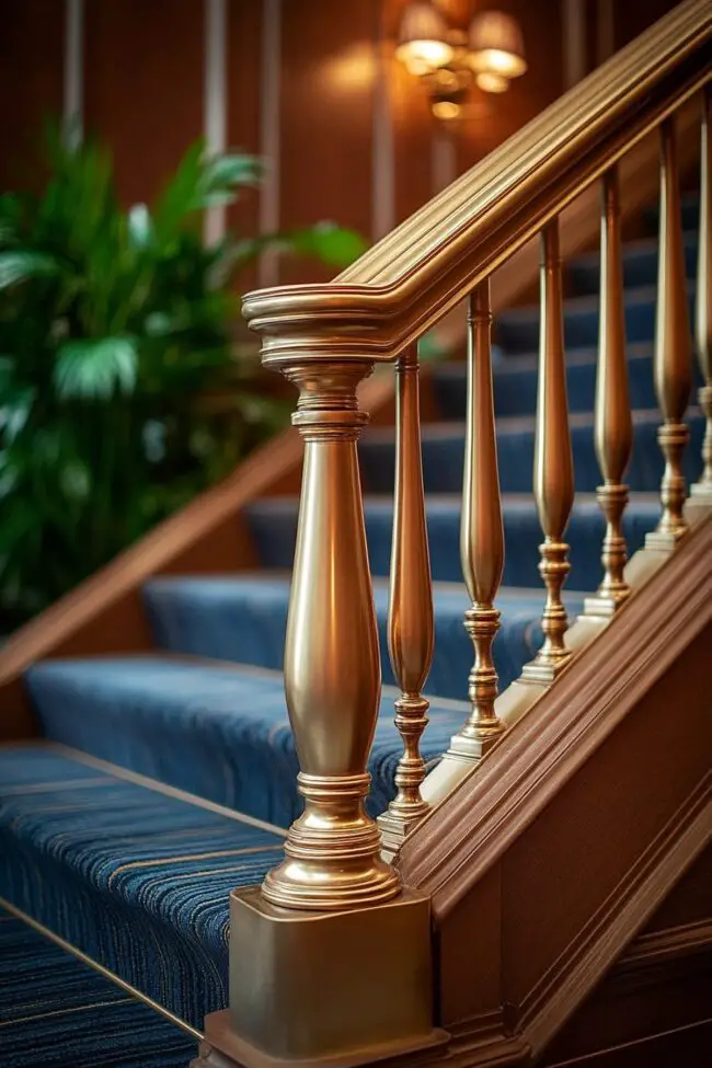 Elegant Bronze Handrails