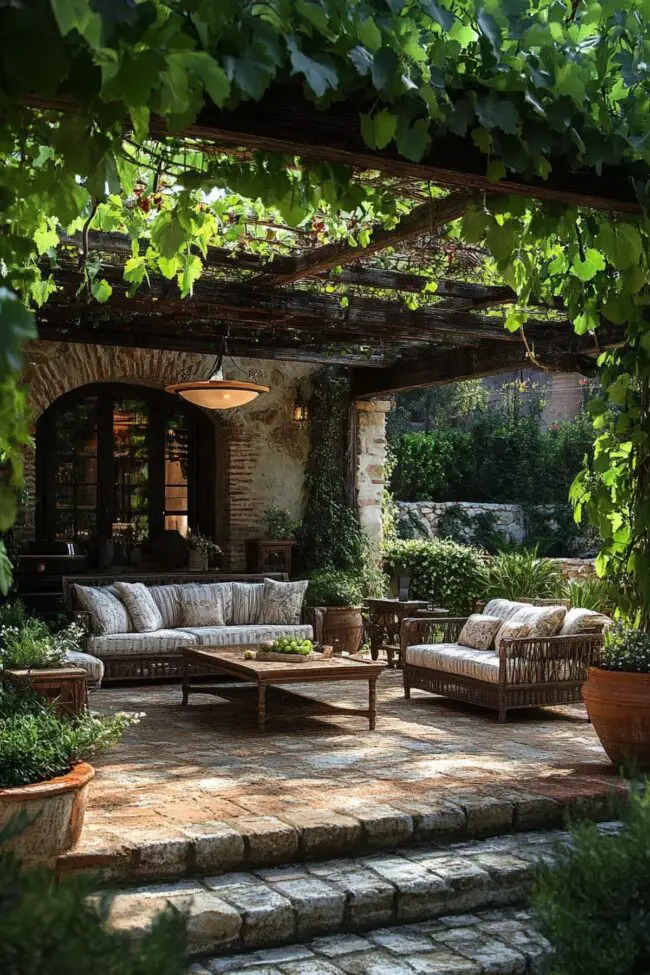 Stunning Mediterranean Outdoor Living Spaces