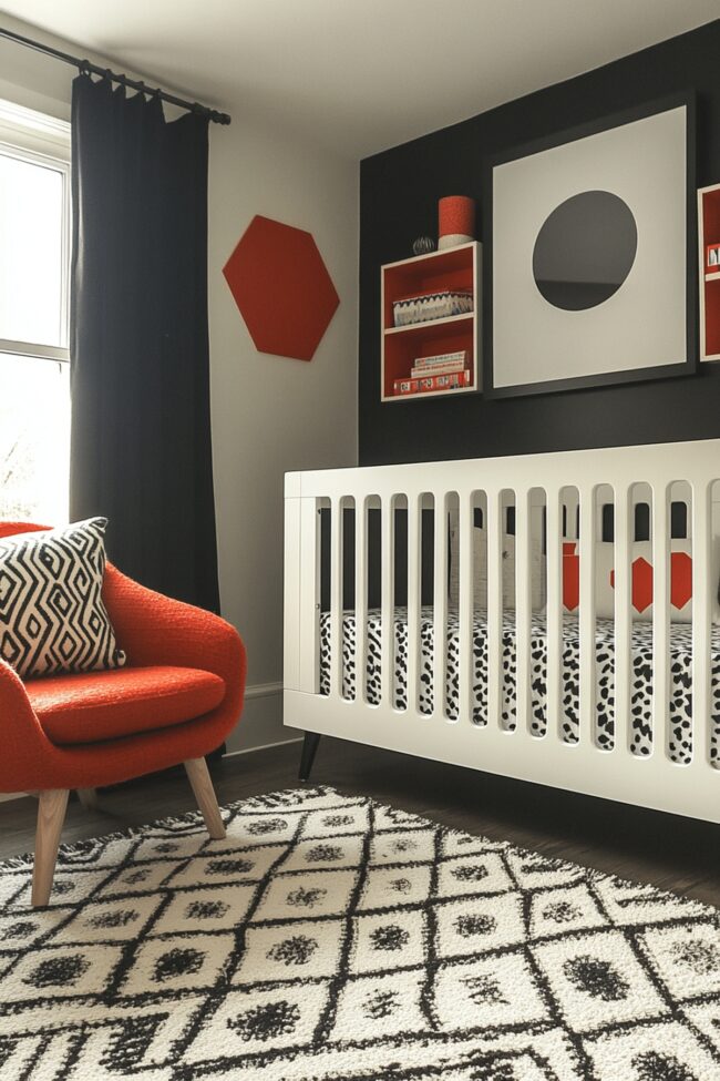 Geometric Modern Kids' Room