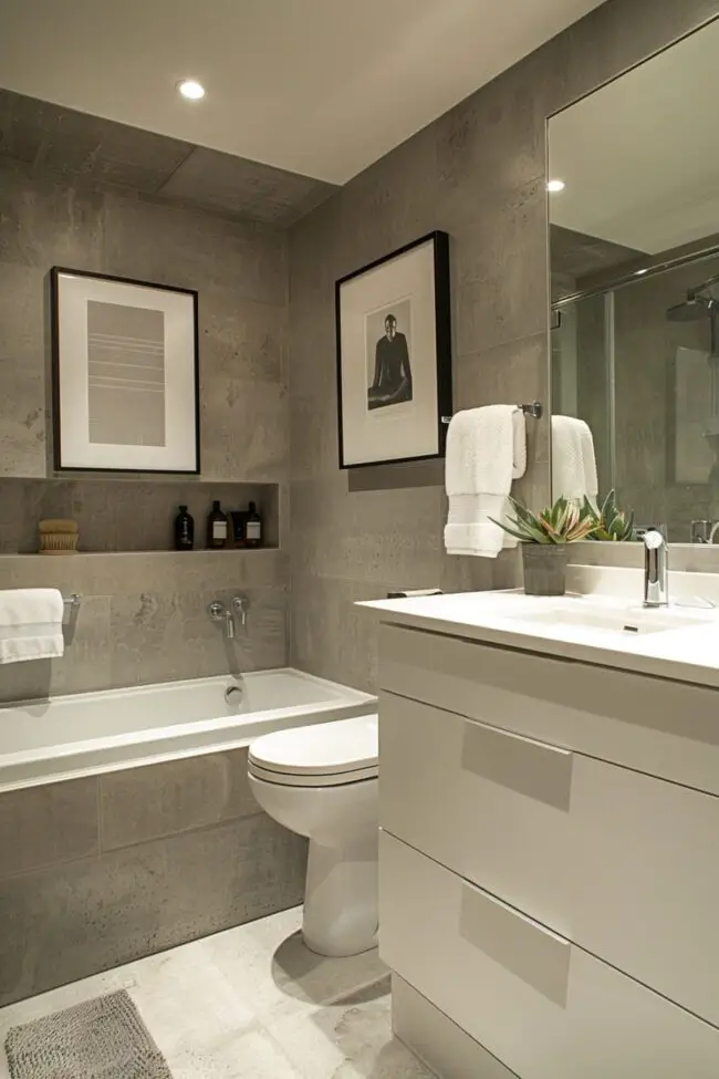 Chic Monochrome Bathroom Designs