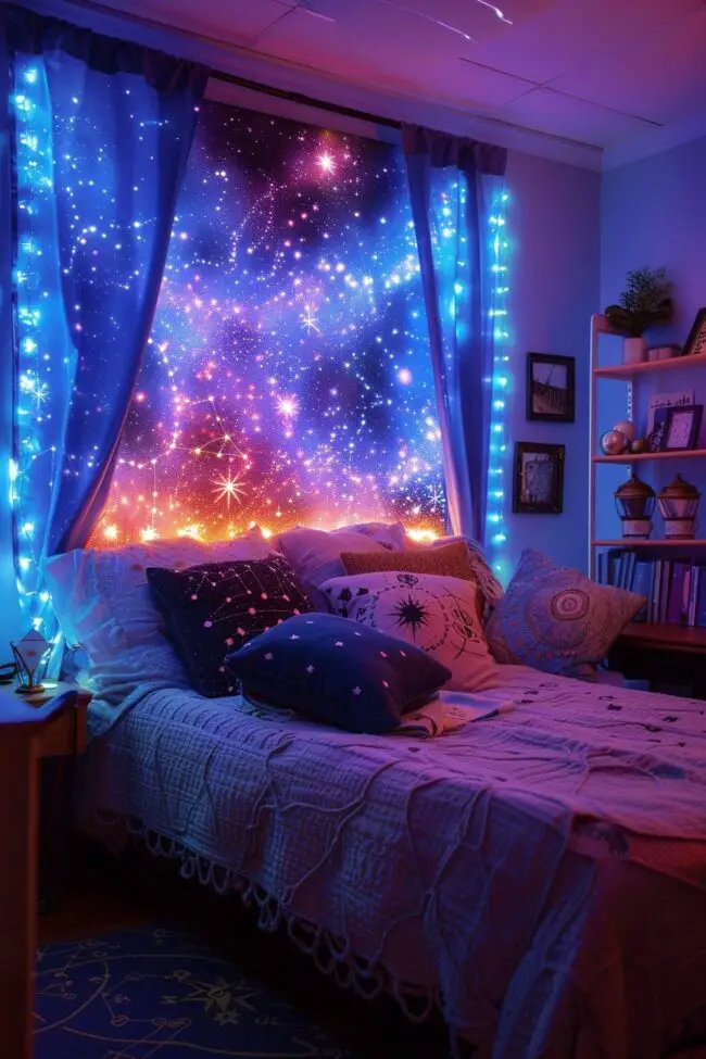 Celestial-Themed Dorm Decor