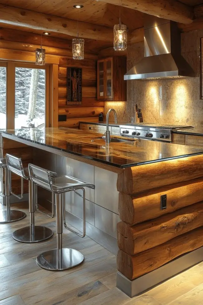 Modern Rustic Kitchen Design