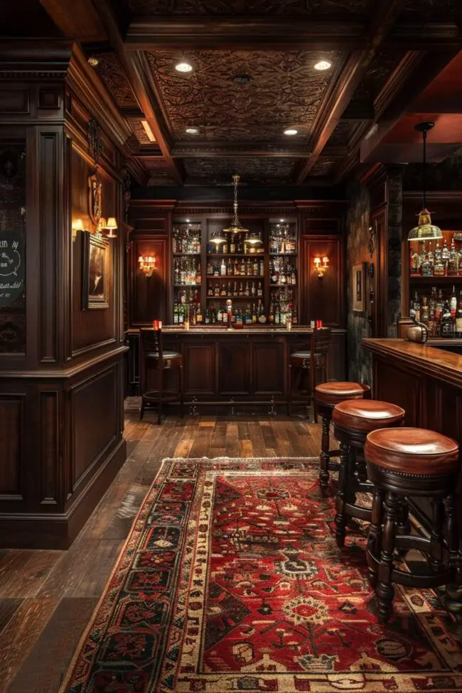 Vintage Speakeasy Bar