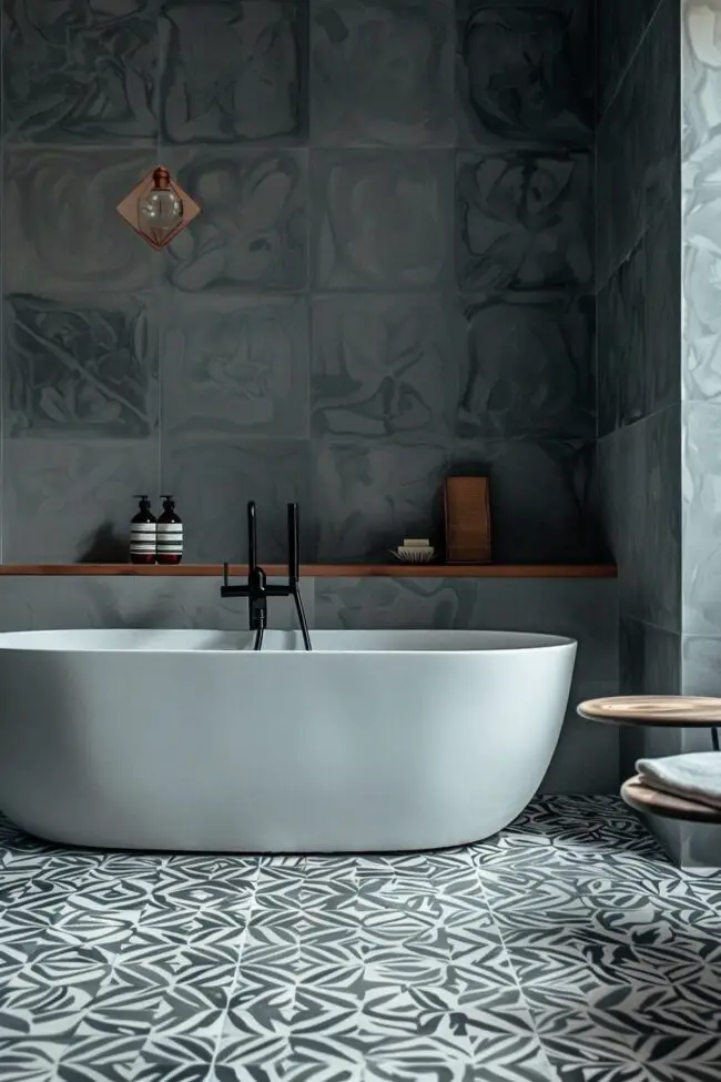 Geometric Tile Elegance