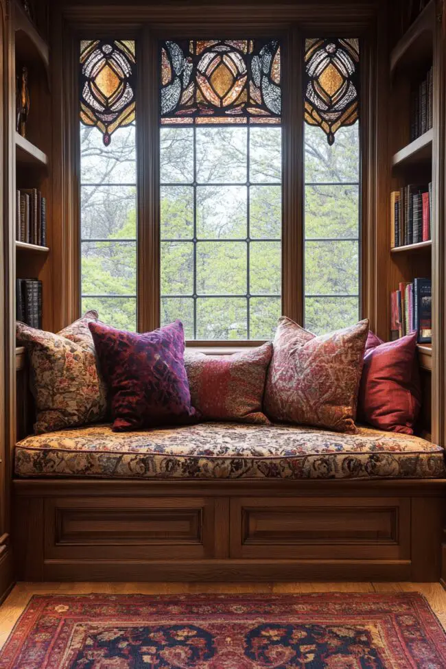 Sleek Victorian Reading Lounge