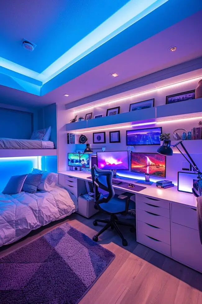 Futuristic Dorm Retreat