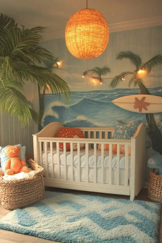 Nautical-Inspired Toddler Room Design