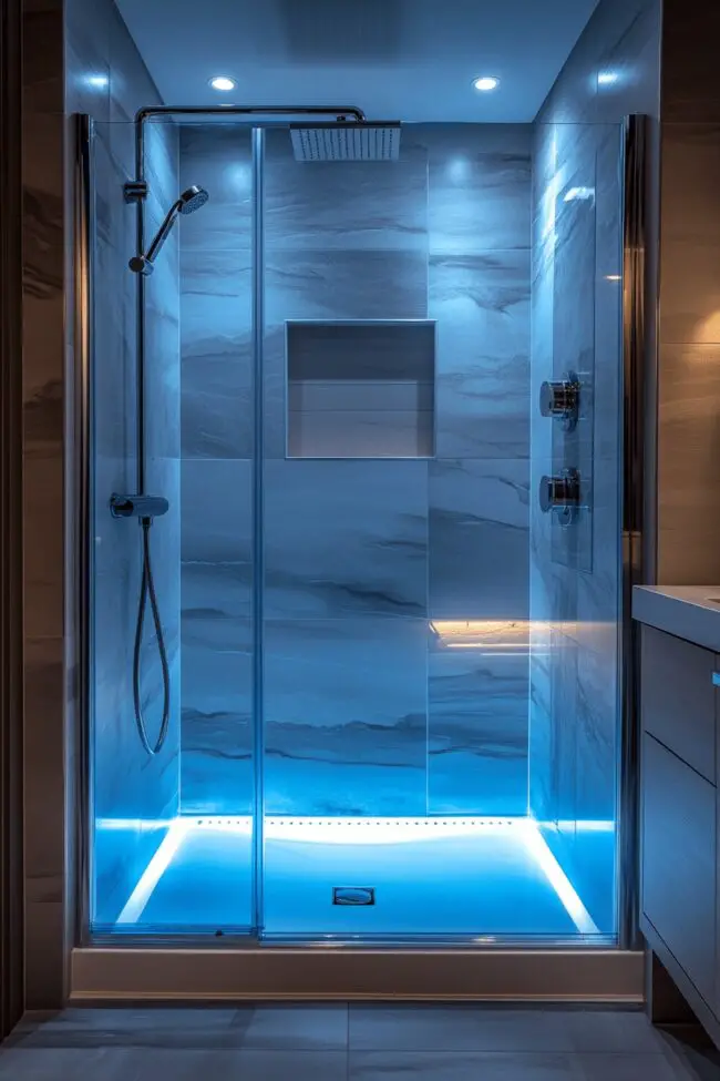 Illuminated Shower Oasis