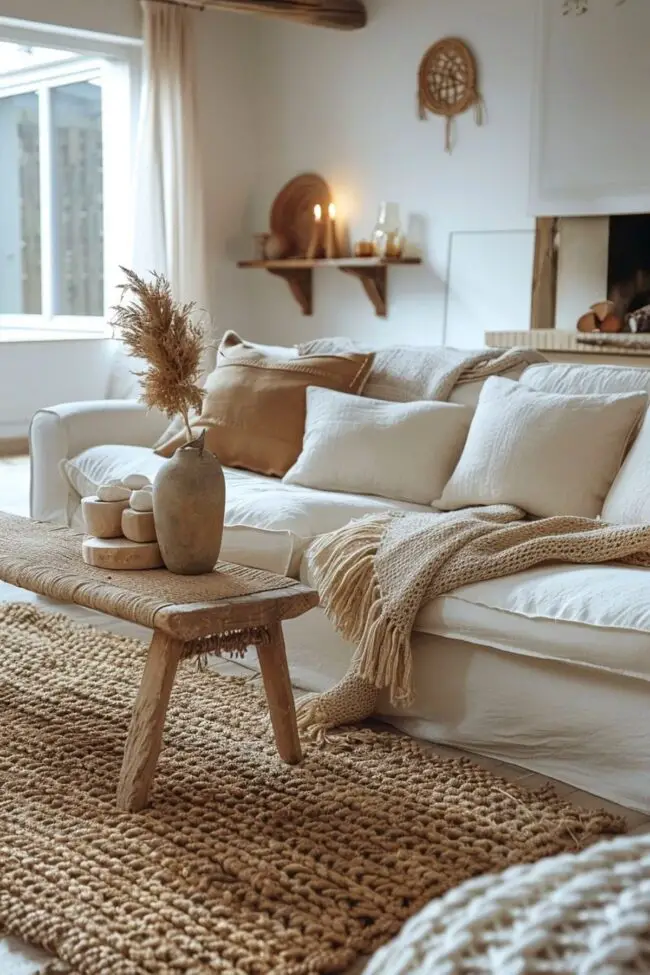 Rich Textures in Scandinavian Bohemian Design