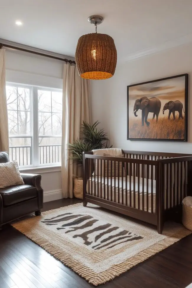 Chic Jungle Adventure Baby Room