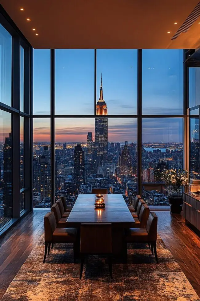 Cityscape Dining Elegance