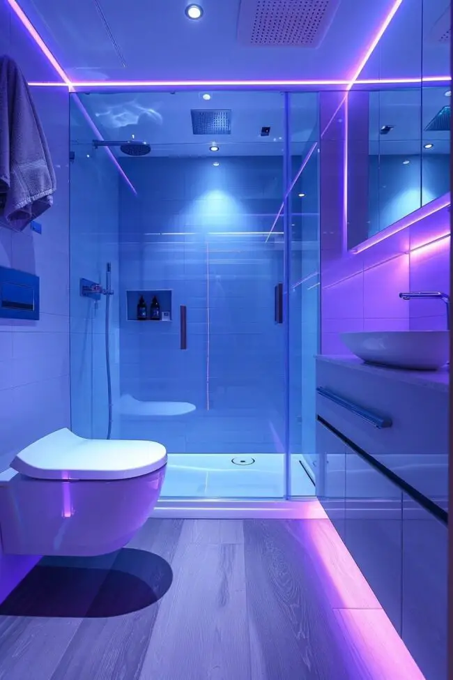 Tech-Enhanced Bathroom Design