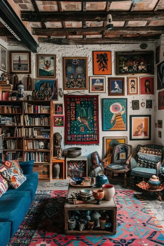 Eclectic Art Enthusiast Retreat