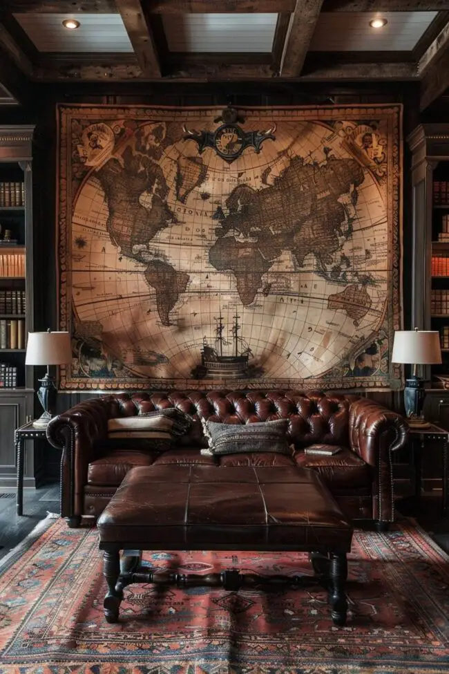 Enchanting Fantasy Map Decor