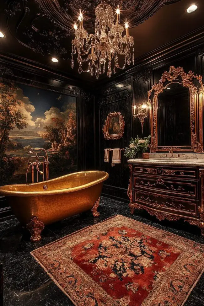 Regal Baroque Inspired Bath Experience