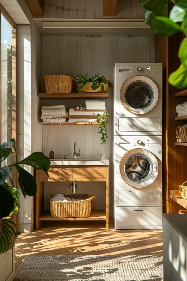 Nordic Design Laundry Organization Solution