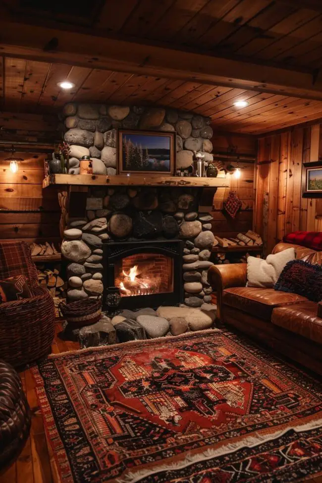 Cozy Log Cabin Getaway