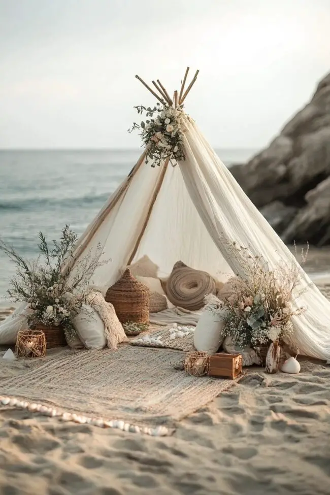 Coastal Bohemian Wedding Bliss