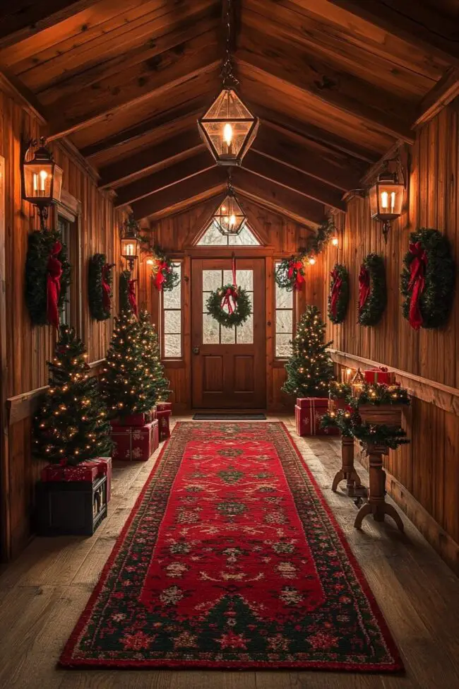 Festive Hallway Wonderland