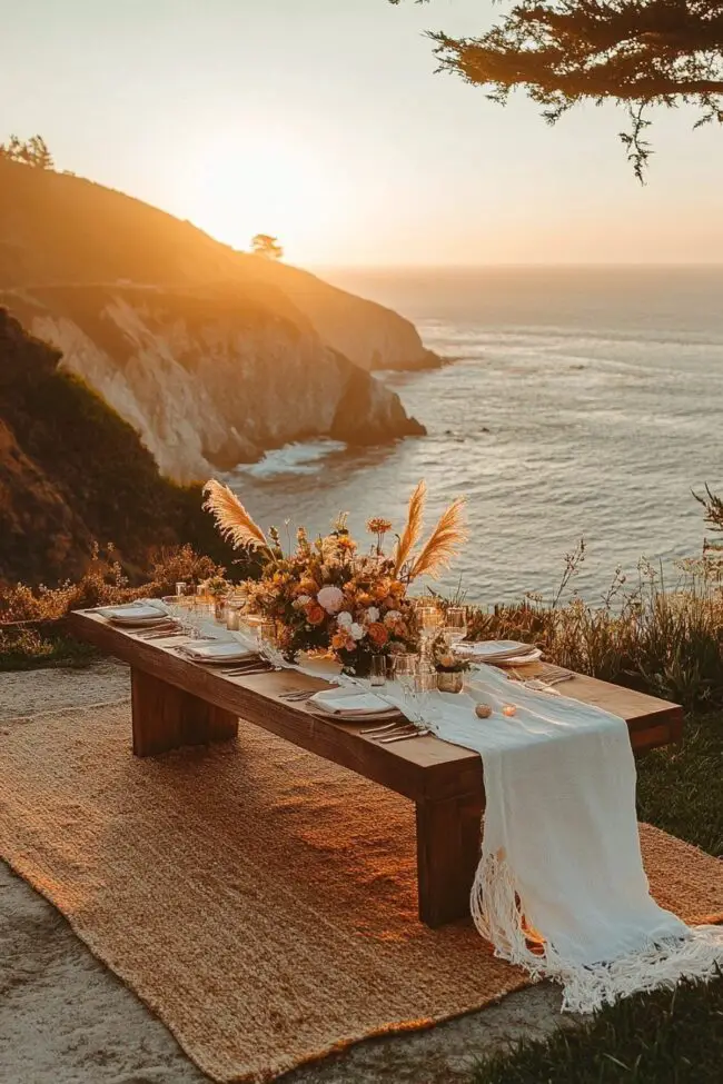 Charming Cliffside Wedding Escape