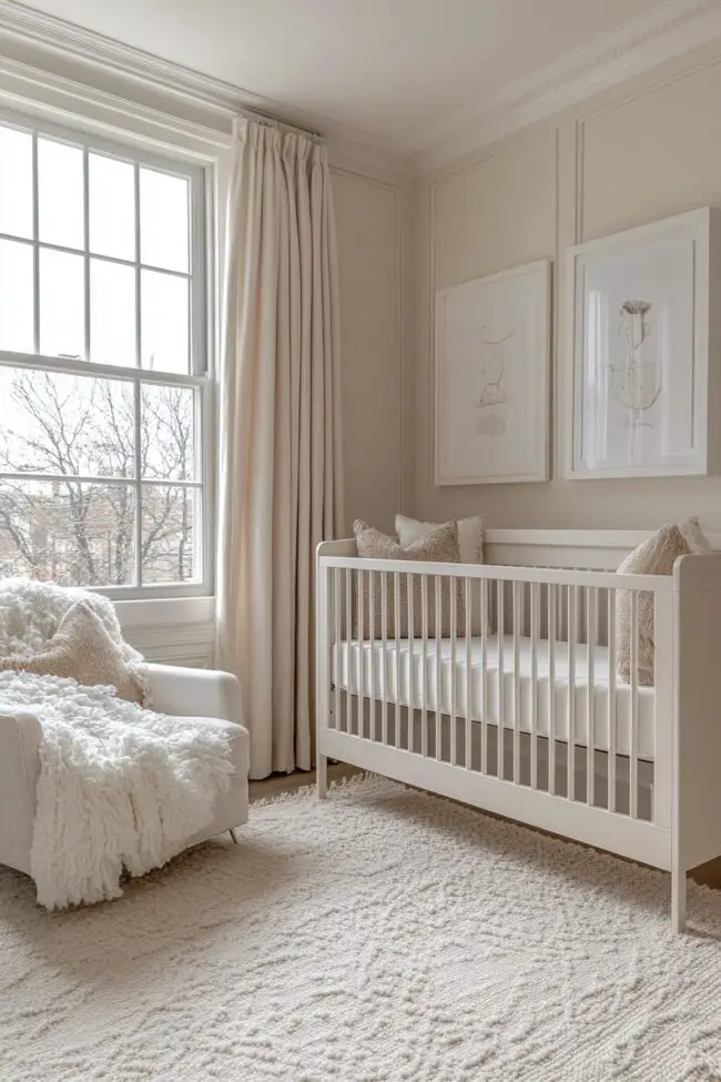 Sophisticated Modern Baby Room Design