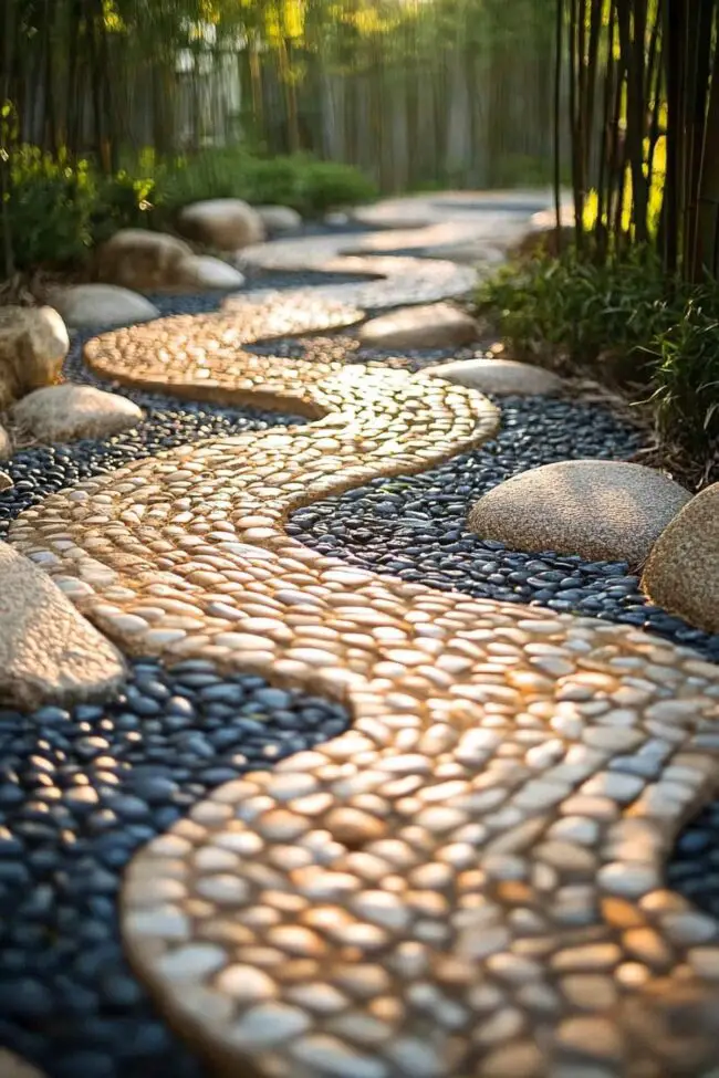 Tranquil Stone Walkways for Peace