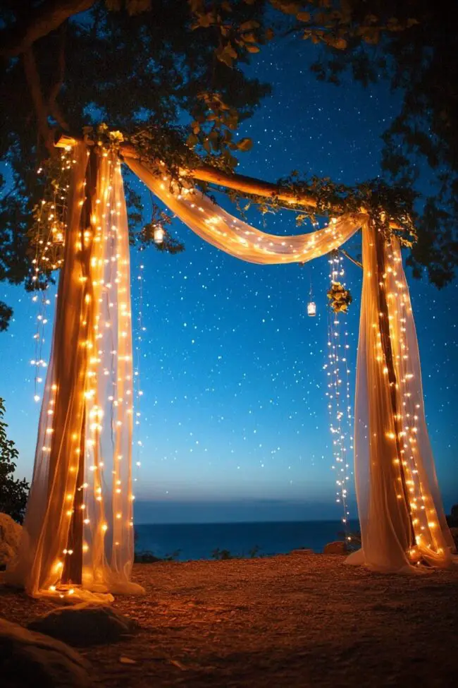 Celestial Night Sky Archway