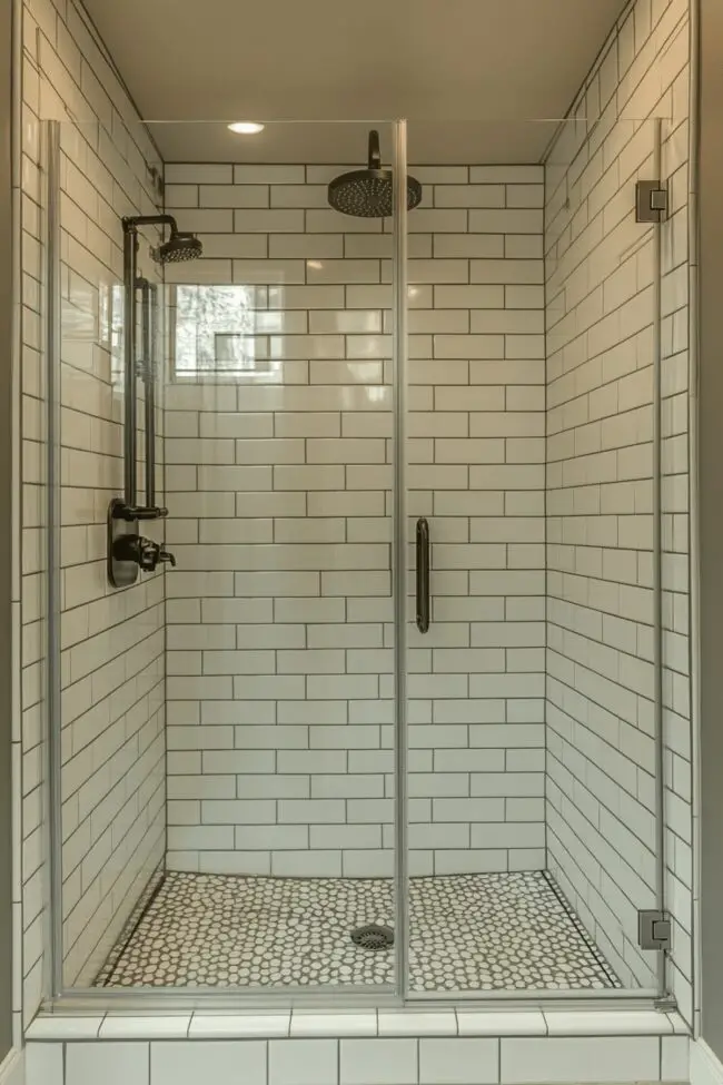 Sleek Subway Shower Design