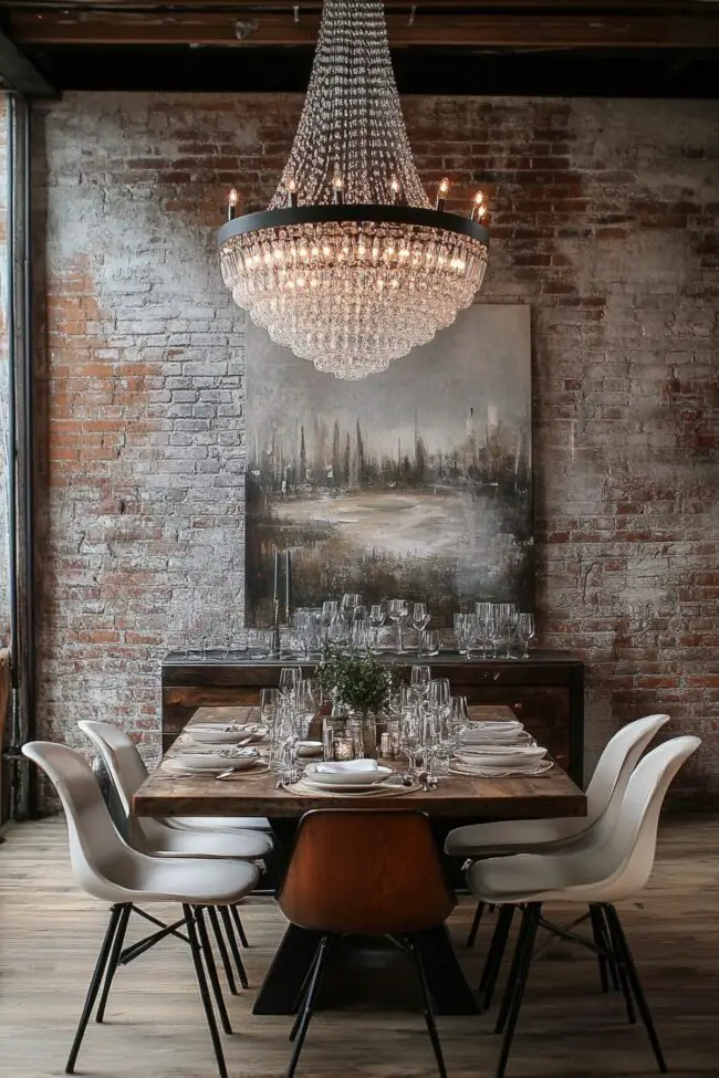 Chic Urban Dining Space