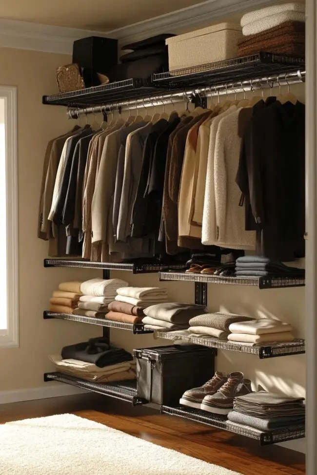 Adjustable Storage Solutions for Closets