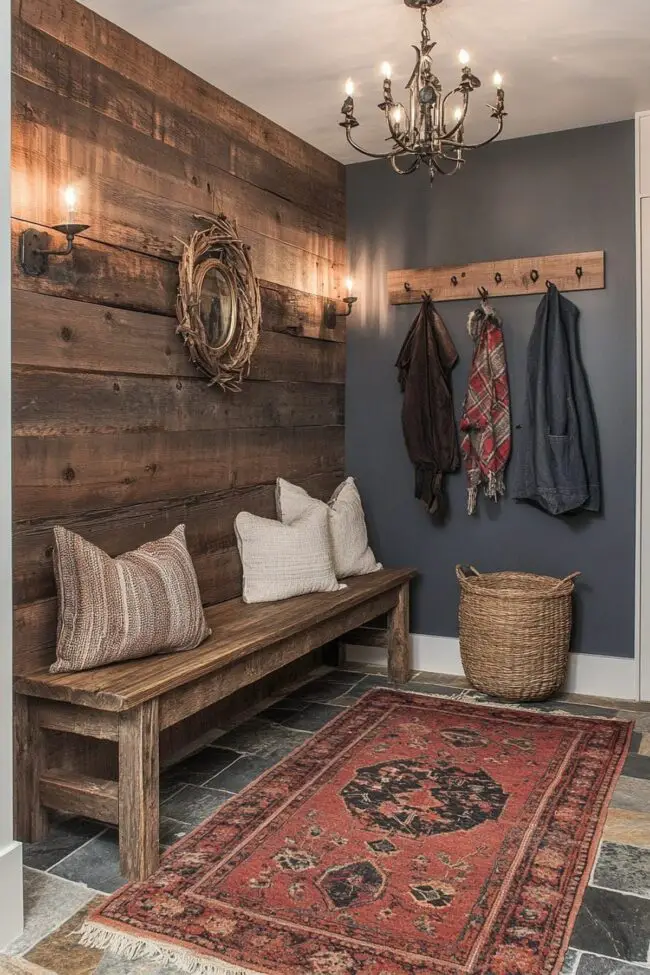 Charming Rustic Entryway Design Ideas