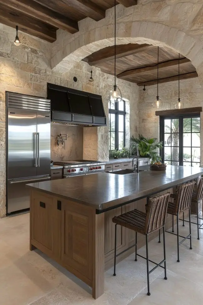 Charming Kitchen Blending Tradition and Innovation