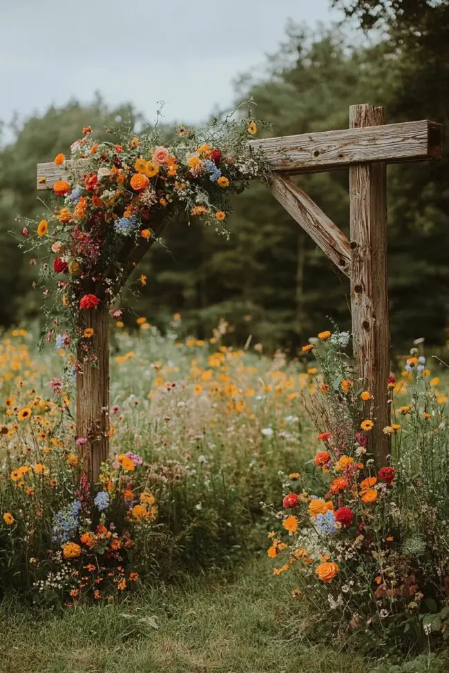 Nature's Enchanting Floral Archway