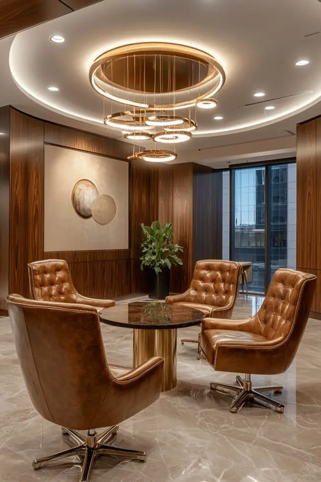 Luxury Financial Advisor Office