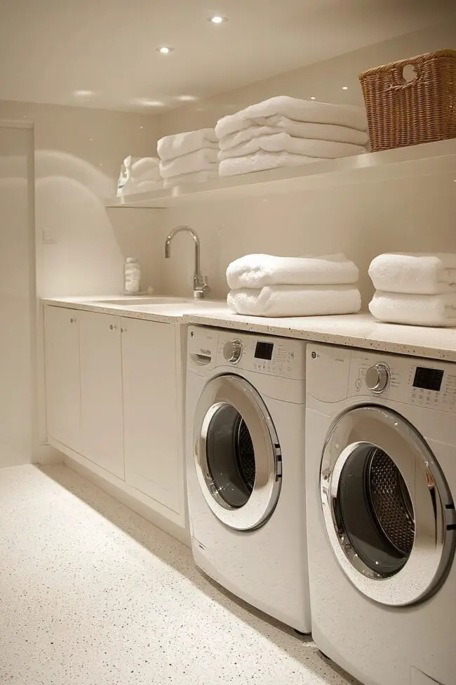 Minimalist Laundry Oasis