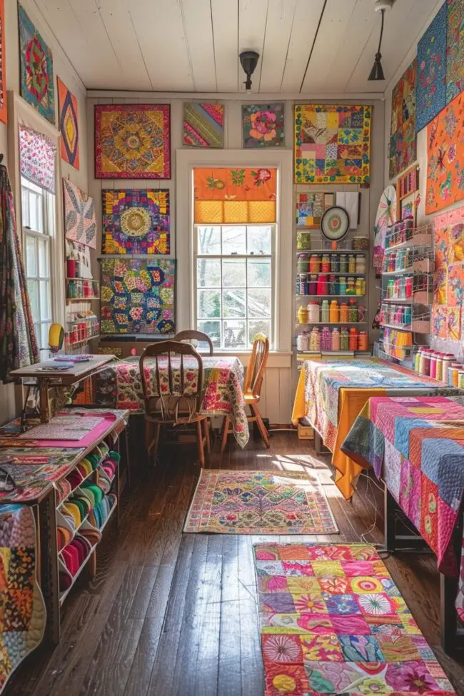 Quilt Enthusiasts' Creative Haven