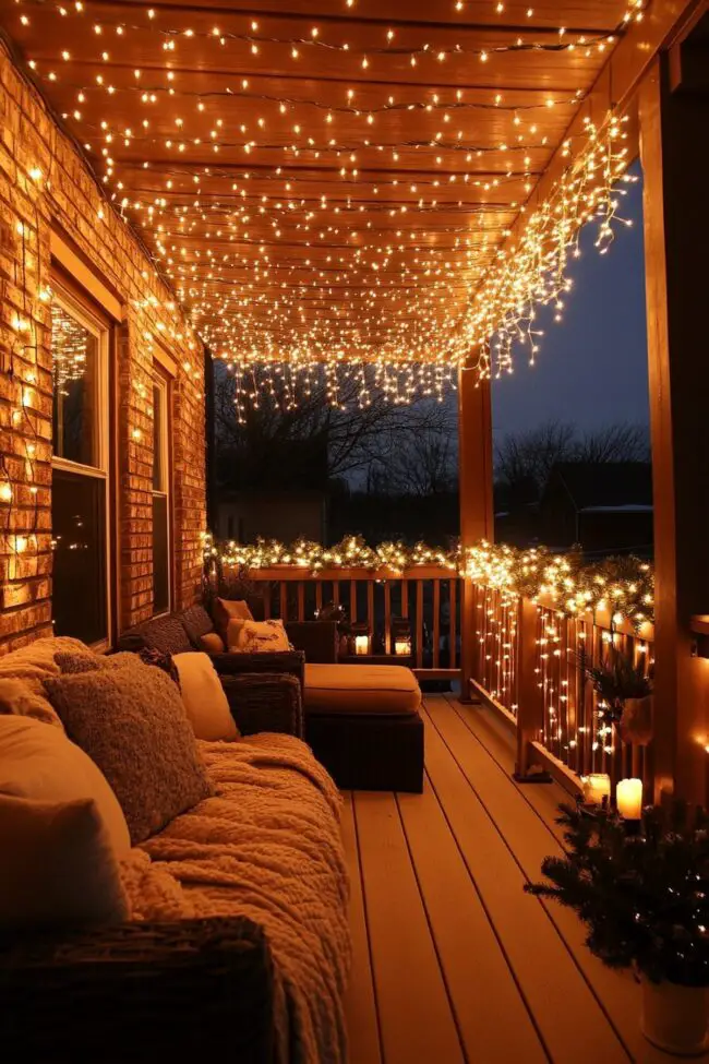 Radiant Holiday Balcony