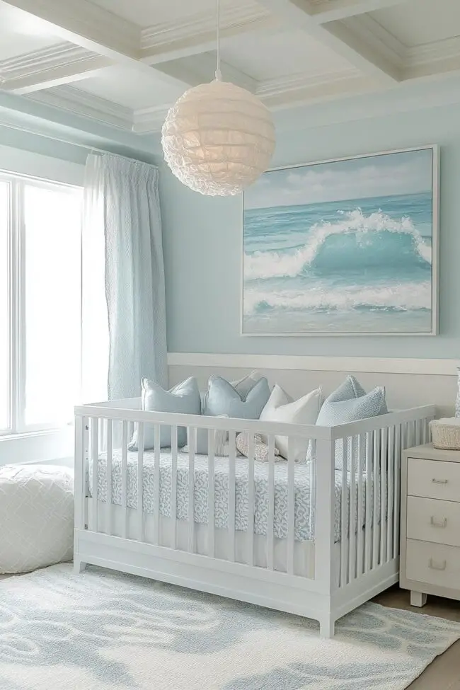 Coastal Calm Baby Room