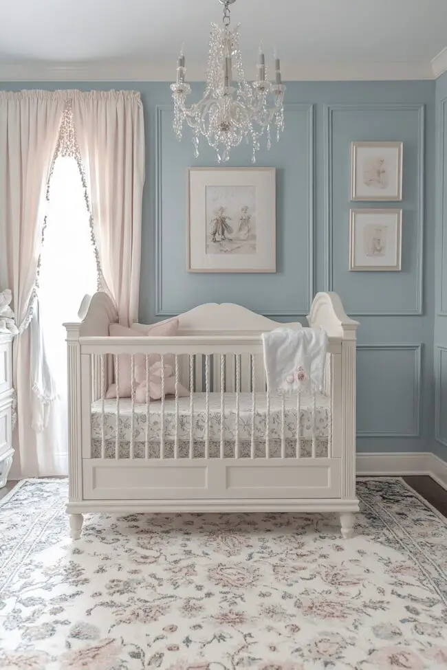 Victorian Glam Nursery Design