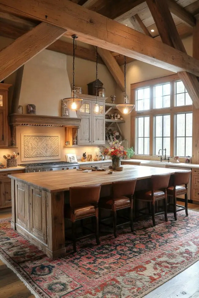 Rustic Timber Frame Kitchen Design Ideas