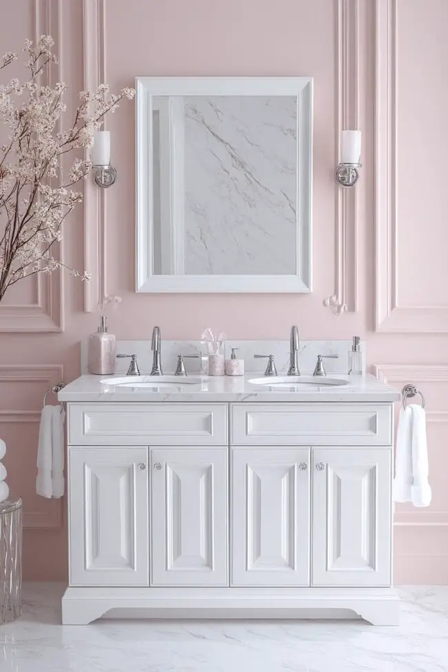 Timeless White Vanity Elegance