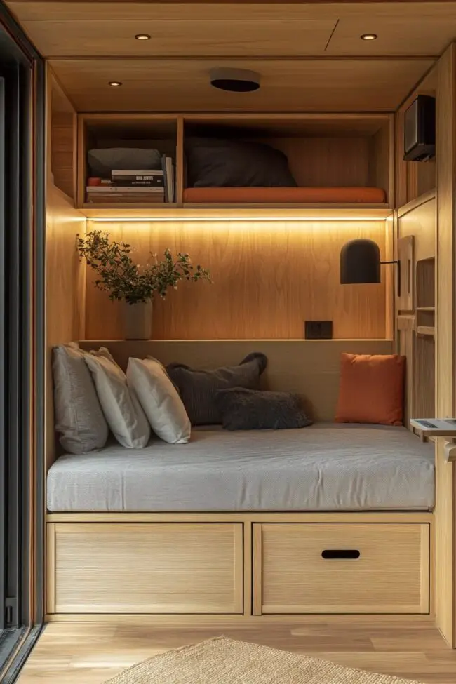 Compact and Practical Cabin Design