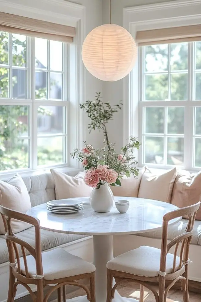 Inviting and Spacious Breakfast Corner