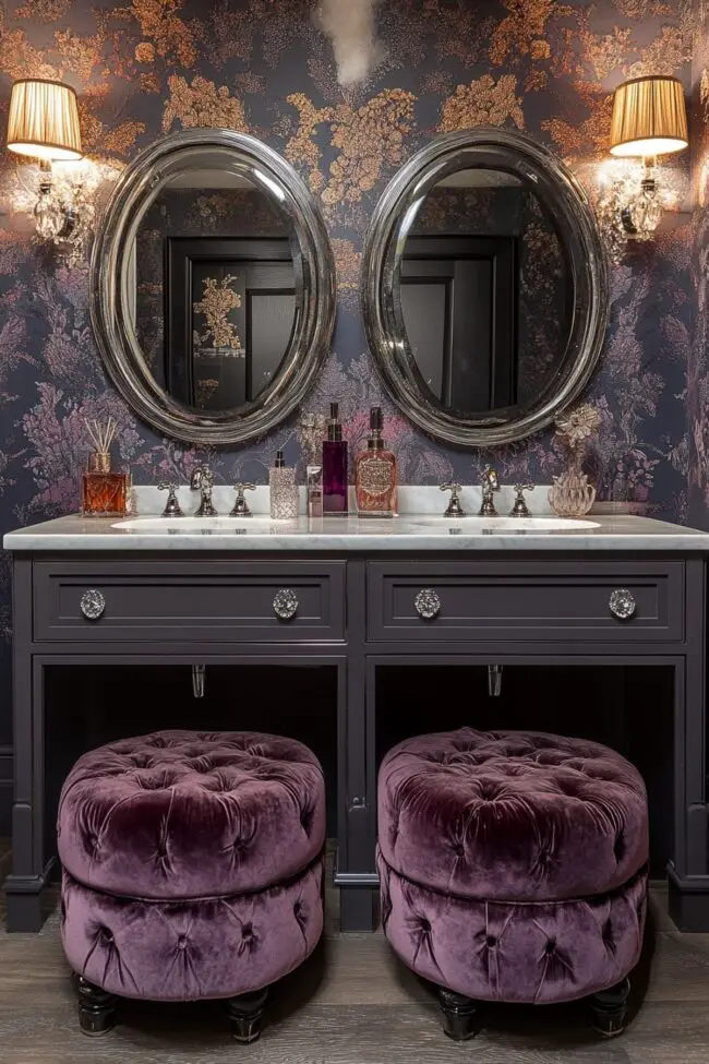 Elegant Dual Vanity Design