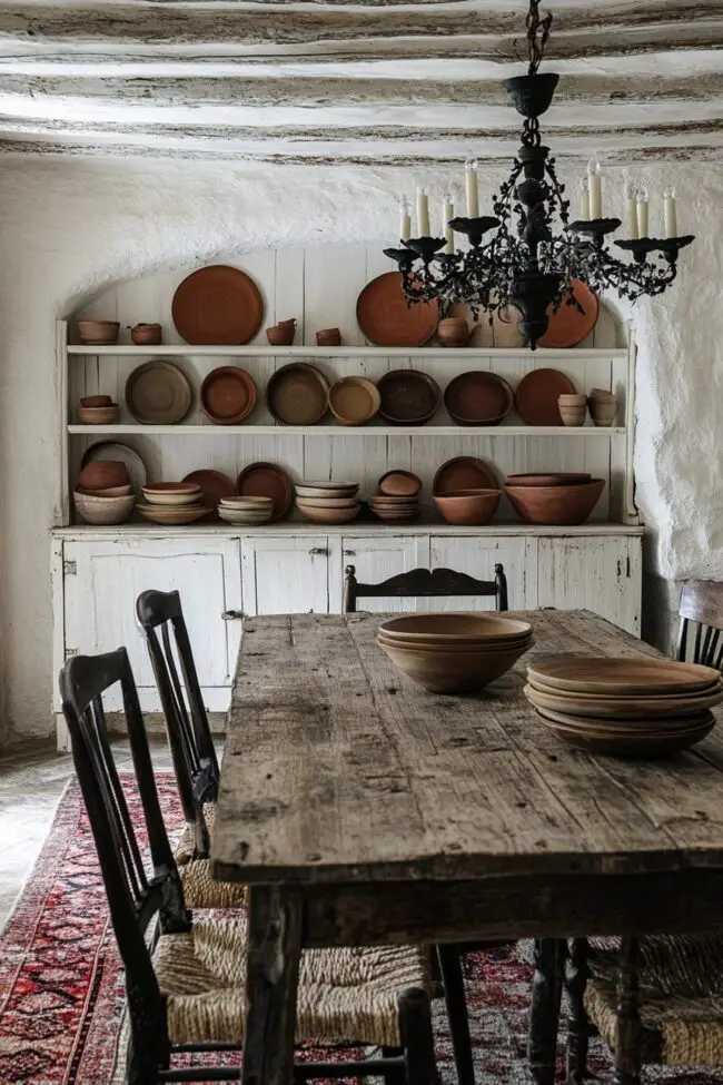 Charming Rustic Dining Room Style