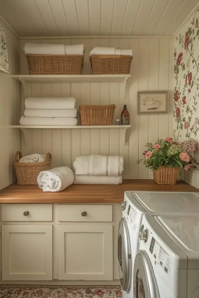 Charming Cottage Laundry Space