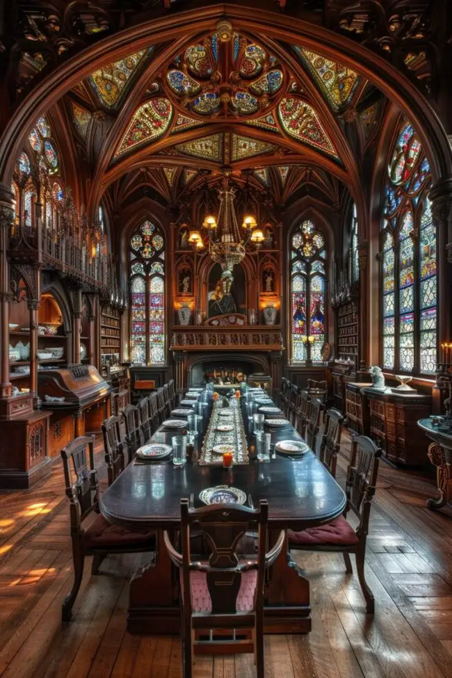 Gothic Revival Dining Experience